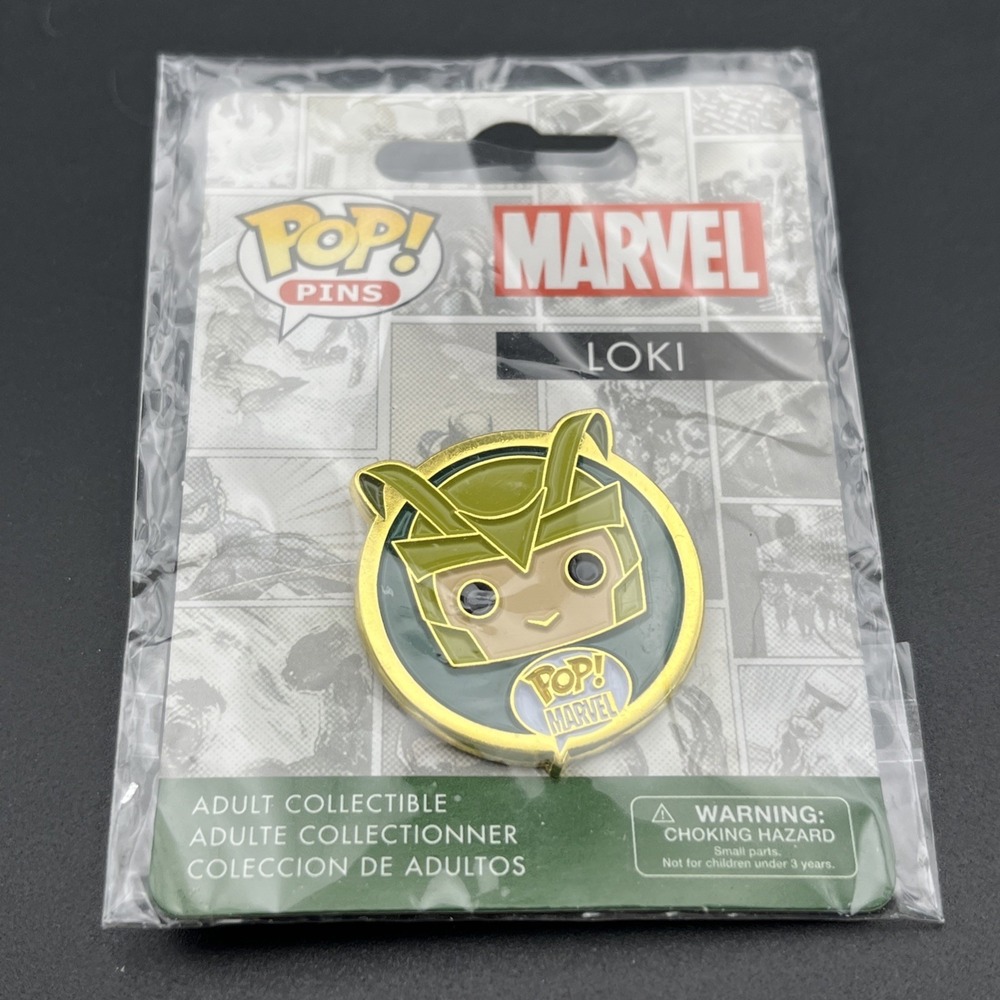 Funko Pop Marvel Loki Avengers Lapel Hat Pin